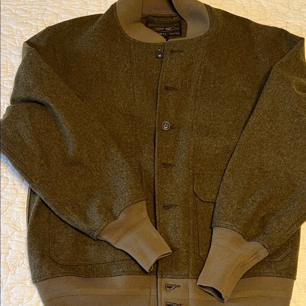 Men's Brown Filson Wool Jacket